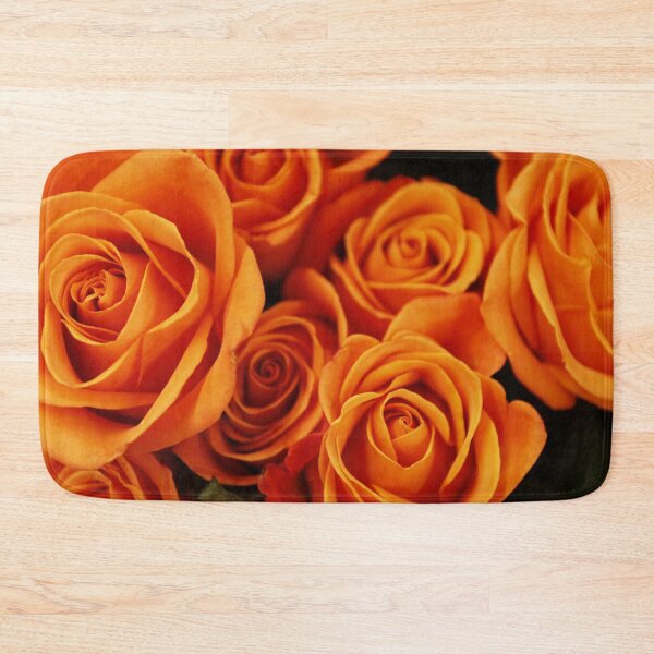 Item preview, Orange roses bouquet - floral art print designed and sold by Tanuja  Sharma.