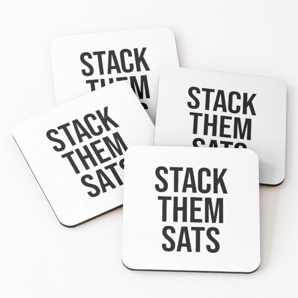 Item preview, Stack them Sats designed and sold by nicgfx.