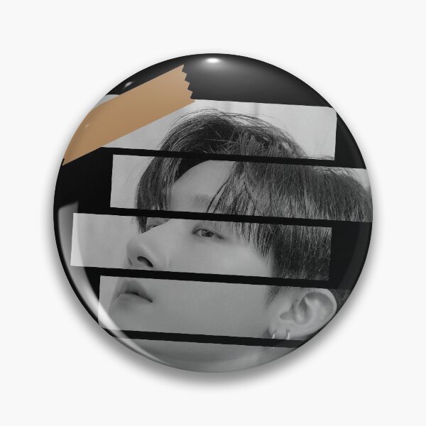 Item preview, Im Changkyun MONSTA X IM Korean Kpop Monochrome Stripe Design designed and sold by Piosenka Art.