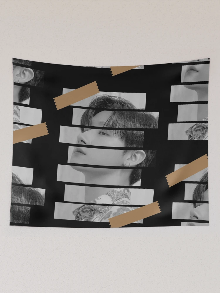 Im Changkyun MONSTA X IM Korean Kpop Monochrome Stripe Design