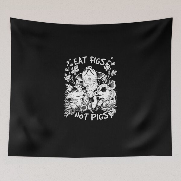 Item preview, Eat figs not pigs designed and sold by NATHONMALLIE.