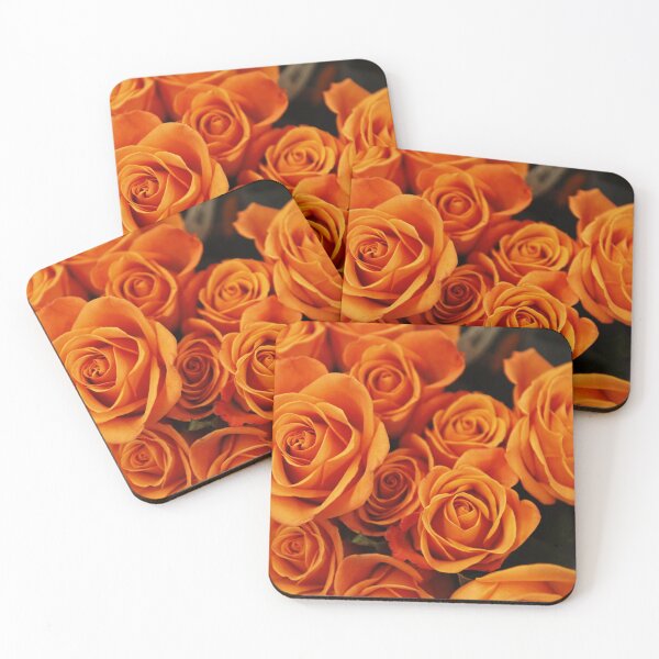 Item preview, Orange roses bouquet - floral art print designed and sold by Tanuja  Sharma.