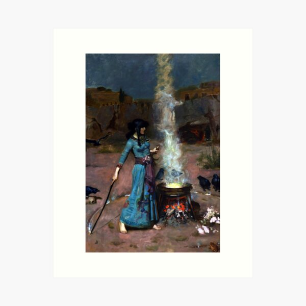 Item preview, The Magic Circle by Waterhouse designed and sold by academic-art.