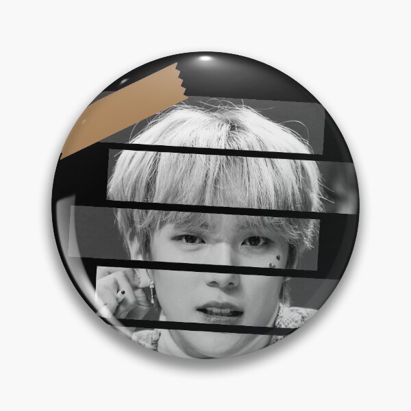 Item preview, Lee Minhyuk MONSTA X Minhyuk Korean Kpop Monochrome Stripe Design designed and sold by Piosenka Art.