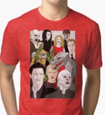Camiseta de tejido mixto Buffy Big Bad Póster