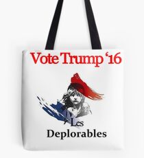 Les deplorable Trump 2016 TSHIRT Tote Bag