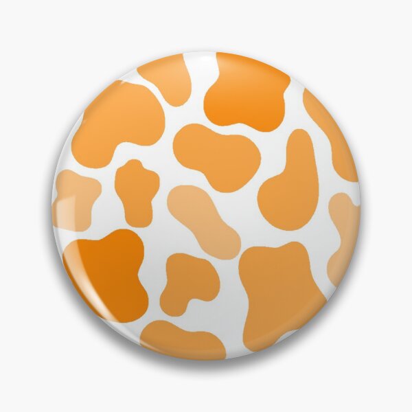 Item preview, Orange cowprint, pastel colours designed and sold by tropicalhen133.