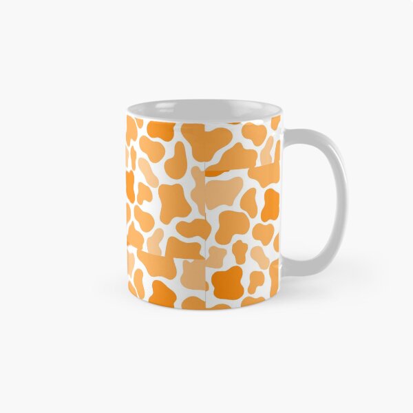 Item preview, Orange cowprint, pastel colours designed and sold by tropicalhen133.