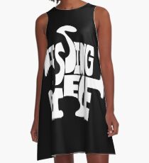 missing piece - white A-Line Dress