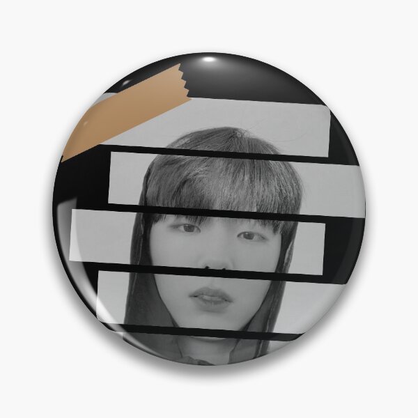 Item preview, Yoo Kihyun MONSTA X Kihyun Korean Kpop Monochrome Stripe Design designed and sold by Piosenka Art.