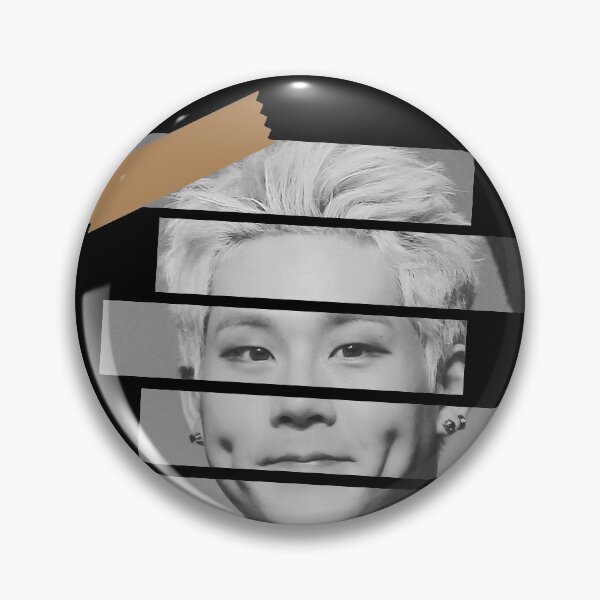 Item preview, Lee Jooheon MONSTA X Jooheon Korean Kpop Monochrome Stripe Design designed and sold by Piosenka Art.