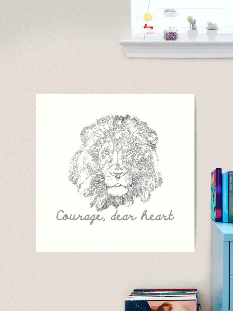 Courage Definition, Printable Wall Art, Courage Poster, Courage