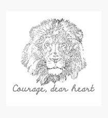 Courage, Dear Heart Photographic Print