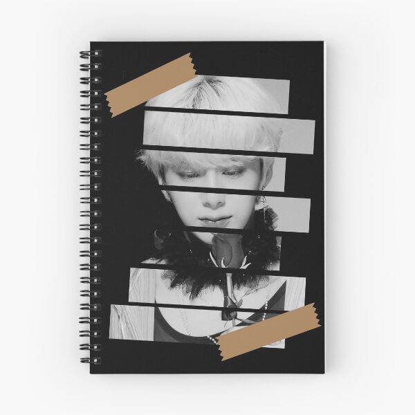 Item preview, Chae Hyungwon MONSTA X Hyungwon Korean Kpop Monochrome Stripe Design designed and sold by Piosenka Art.