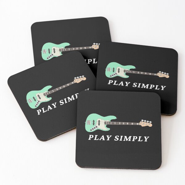 Item preview, Play Simply Bass Guitar Surf Green Color designed and sold by nightsworthy.