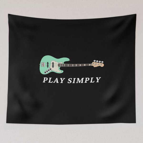 Item preview, Play Simply Bass Guitar Surf Green Color designed and sold by nightsworthy.