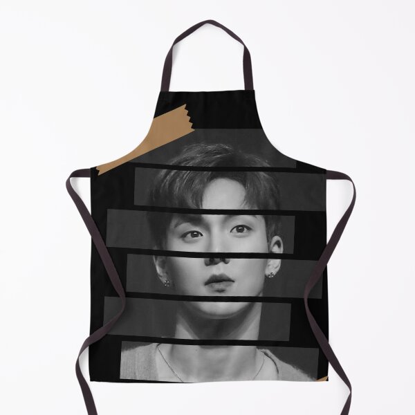Item preview, Son Hyunwoo MONSTA X Shownu Korean Kpop Monochrome Stripe Design designed and sold by Piosenka Art.