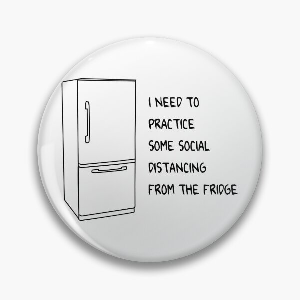 Item preview, Social distancing from the fridge designed and sold by Purple-Light.