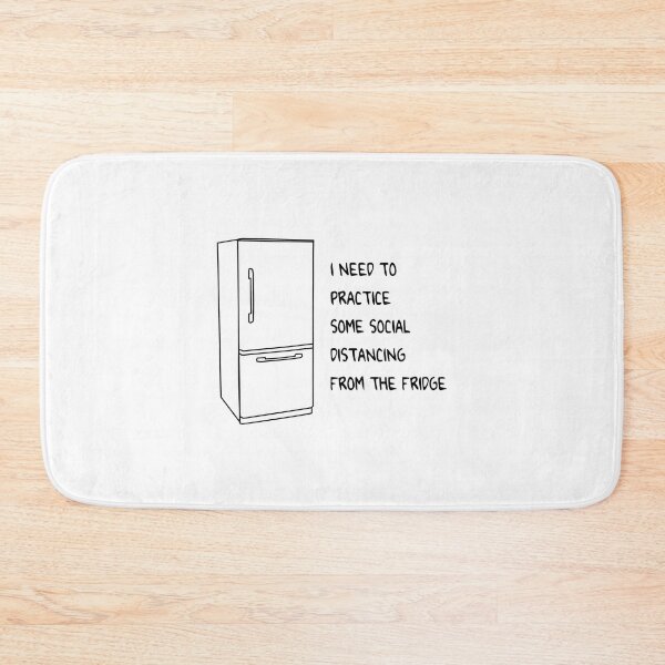 Item preview, Social distancing from the fridge designed and sold by Purple-Light.