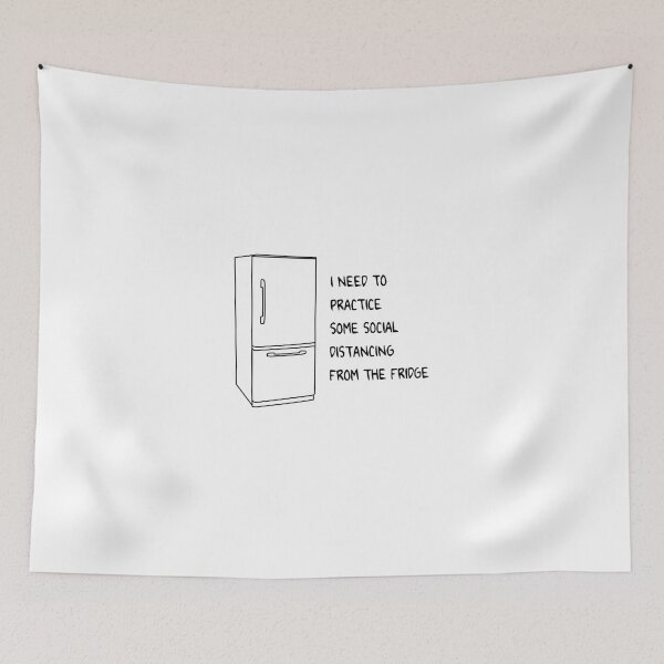 Item preview, Social distancing from the fridge designed and sold by Purple-Light.