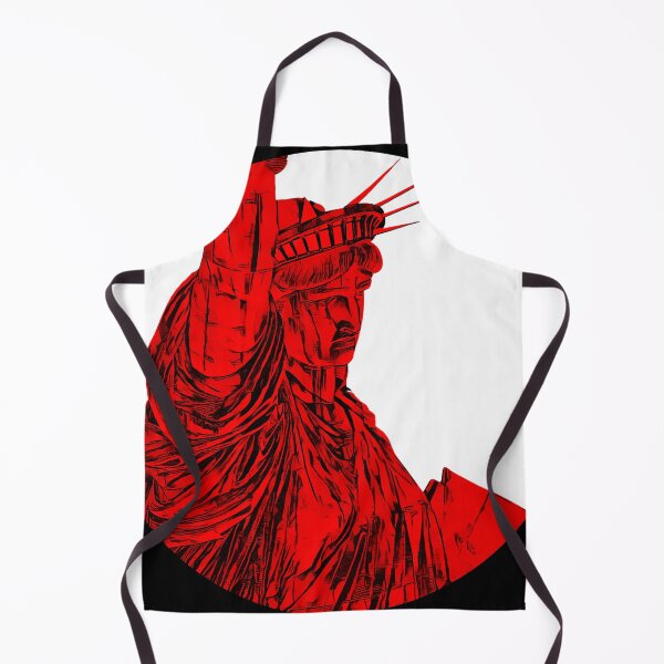 Item preview, Red Liberty - New York, USA - Ink Art designed and sold by MktngMultiverse.