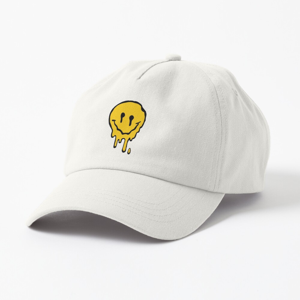 smiley face dad hat