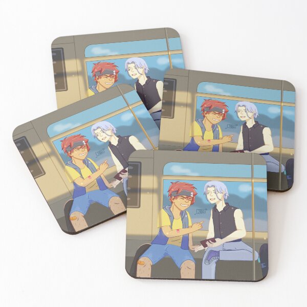 Item preview, Reki + Langa Train Vibes designed and sold by BubblesDoesArt.