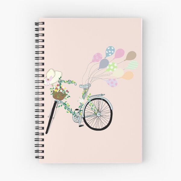 Item preview, bike full of flowers with balloons designed and sold by Mylecm.