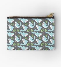 doofy shark pattern- natural Studio Pouch