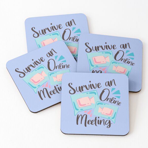 Item preview, Survive an Online Meeting designed and sold by ChemicalXShop.