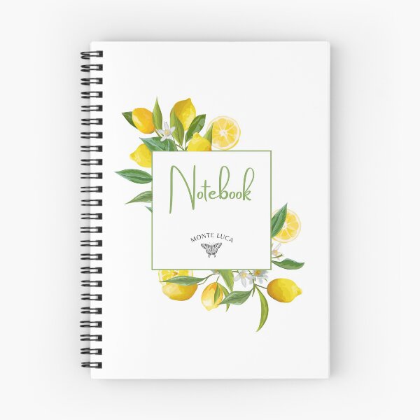 Item preview, Lemon Notebook - Monte Luca designed and sold by Monte-Luca.