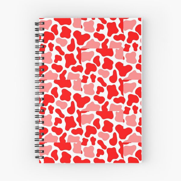 Item preview, Red cowprint, pastel colours designed and sold by tropicalhen133.