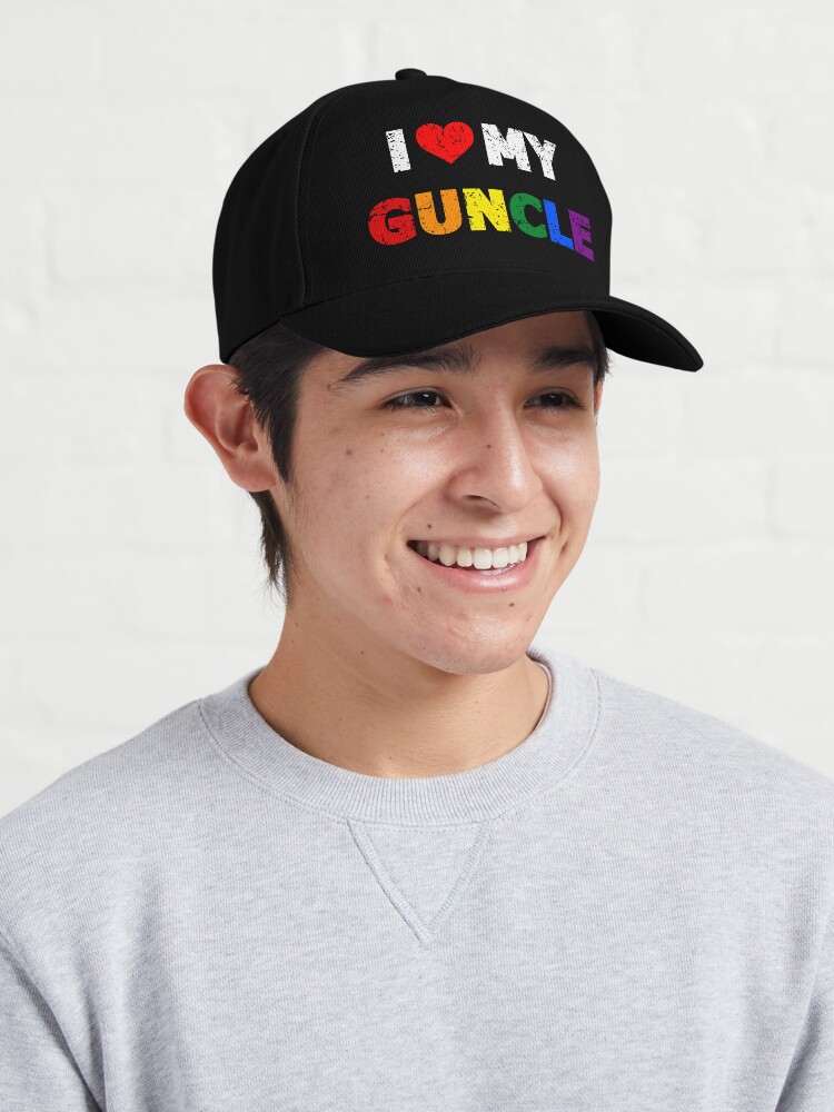 Cool Caps for Men I Love My Awesome Guncle Casquette Funny Hatfunny  Baseball Hat