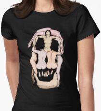 Salvador Dalí's Skulls Women's Fitted T-Shirt