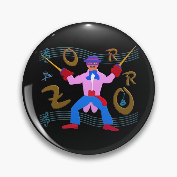 Item preview, Zorro Musician Conductor - Redoubtable ambidextrous fencer. designed and sold by Ralek.