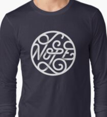 Nope - Typographic Art Long Sleeve T-Shirt