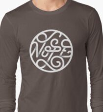 Nope - Typographic Art Long Sleeve T-Shirt