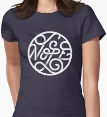 Nope - Typographic Art Women's Fitted T-Shirt