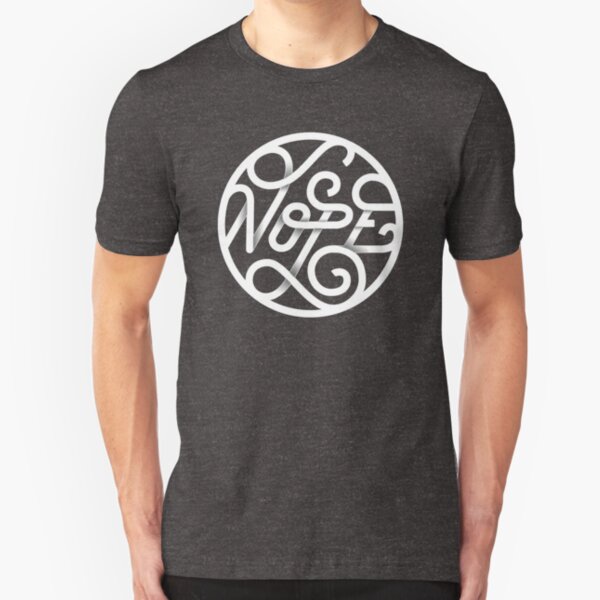 Nope - Typographic Art Slim Fit T-Shirt