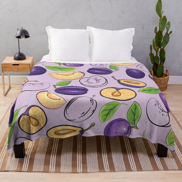 Item preview, Fresh Purple Plums Fruit designed and sold by danikaVT.