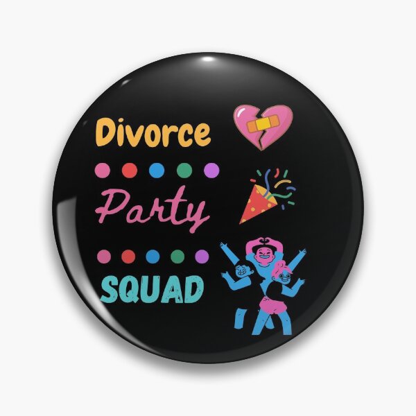 Item preview, divorce party squad designed and sold by Buzzbazaar.
