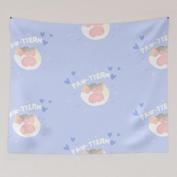 Item preview, Paw- ttern | cute cat lover sticker designed and sold by Canfy Girl.