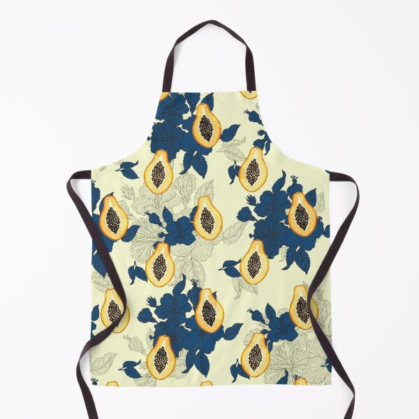 Item preview, Manila Galleon Papaya & Hibiscus Print designed and sold by OBJETDART.