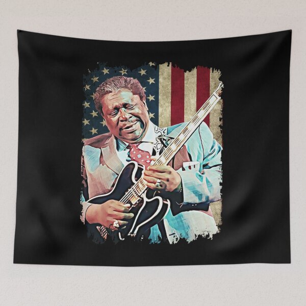 Item preview, American Flag BB King Shirt Vintage BB King USA Flag designed and sold by BKingUrrutia.