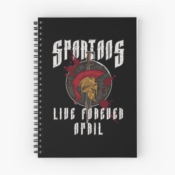 Aperçu de l'œuvre Spartans Live Forever April - Anniversaire grec créée et vendue par anziehend.