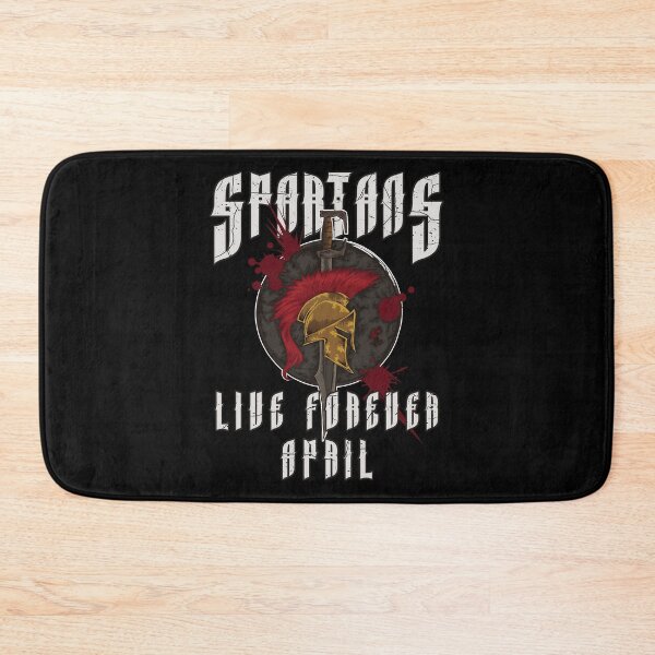 Item preview, Spartans Live Forever April - Greek Birthday designed and sold by anziehend.