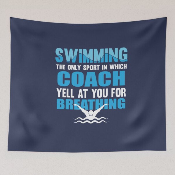 Item preview, Swimming Coach designed and sold by SpiniHouse.