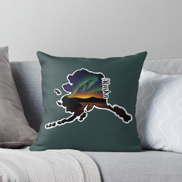 Item preview, Alaska Sunset & Northern Lights designed and sold by ValerieAlecia.