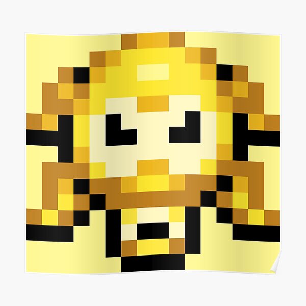 Golden Octorok Sprite Poster
