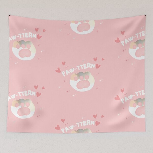 Item preview, Paw- ttern | cute cat lover sticker designed and sold by Canfy Girl.